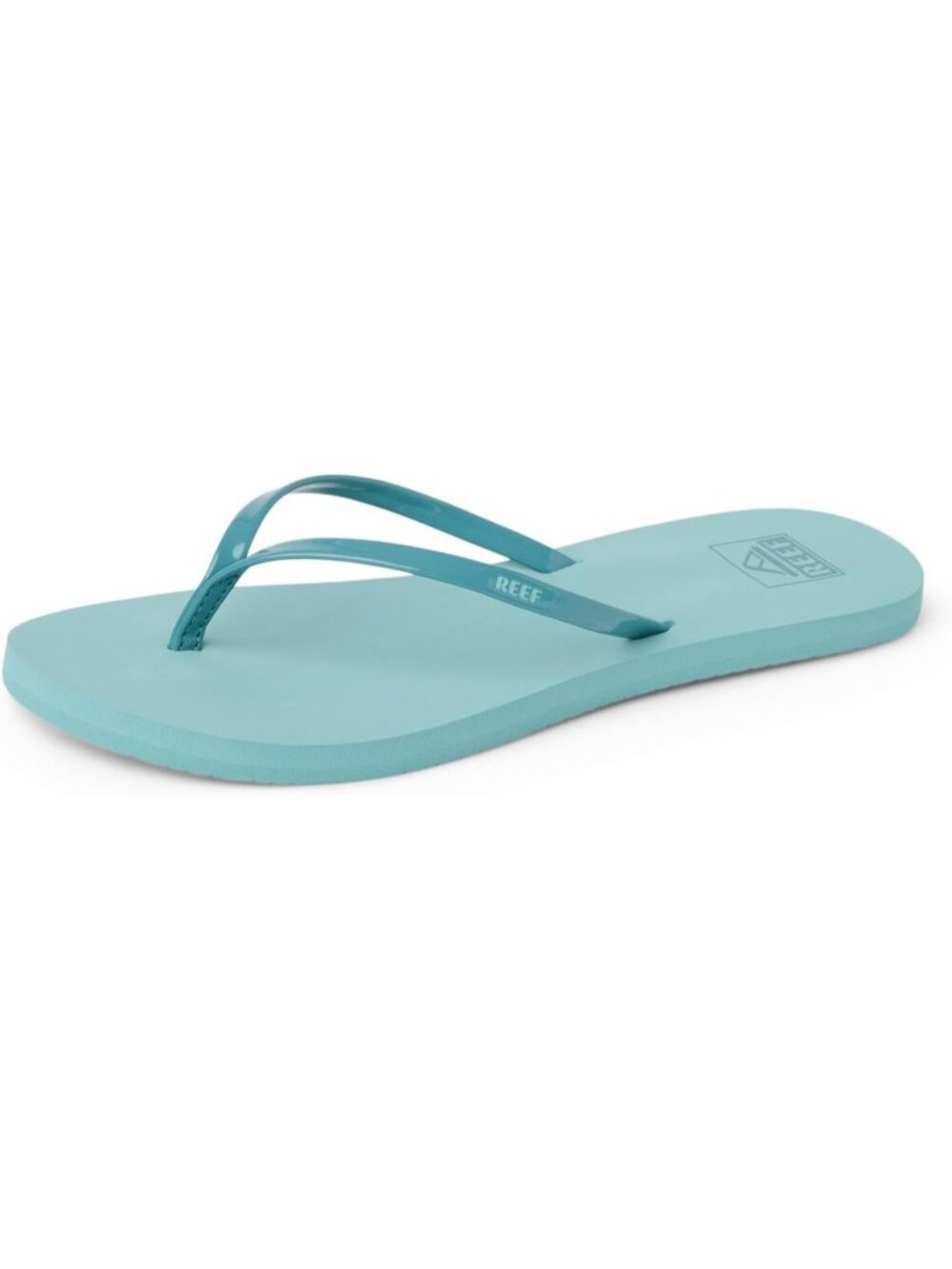 Women's Teal Polyurethane Bliss Nights Flip Flop Sandals Thong Shoes Casual